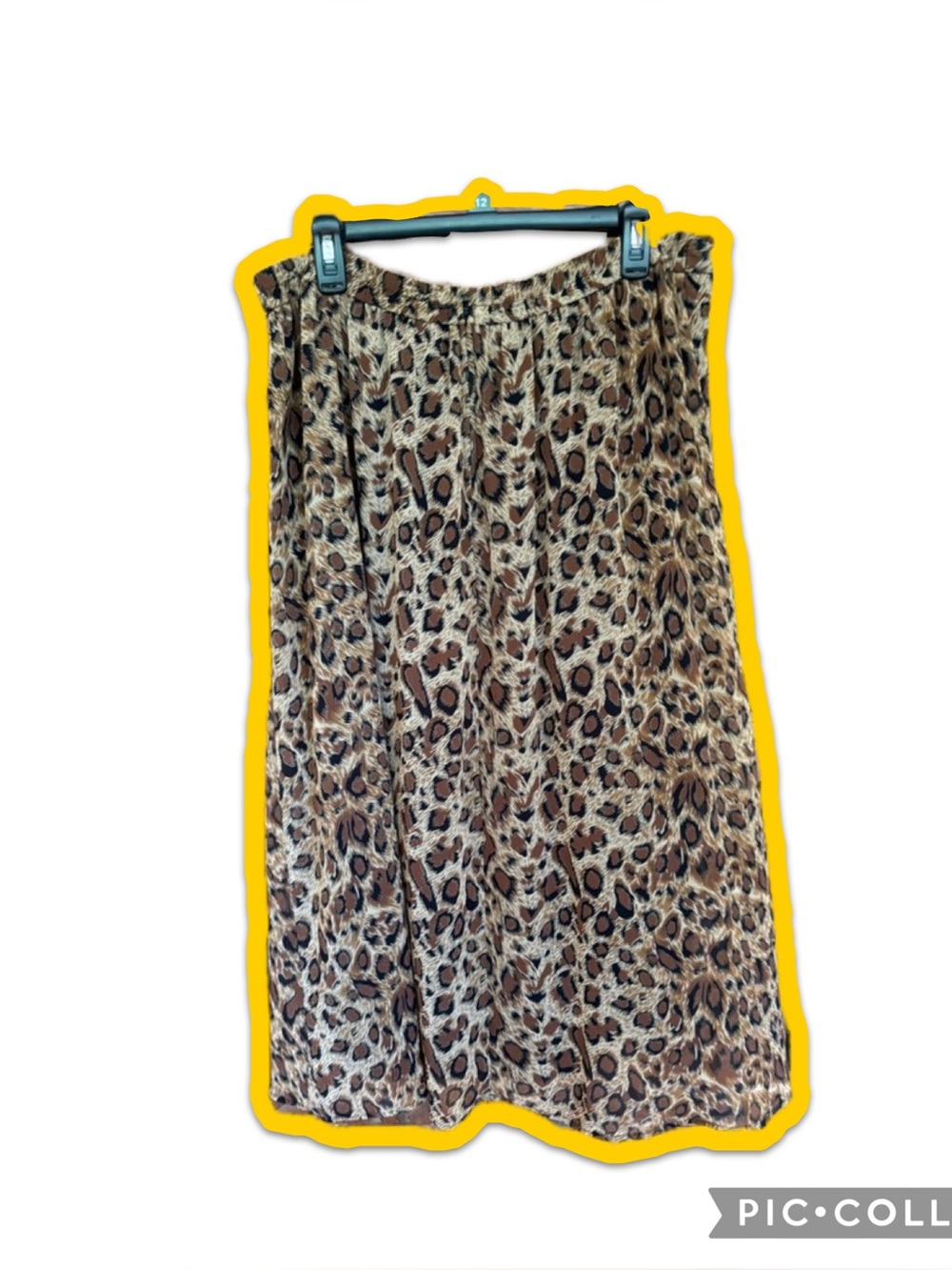 Leopard Print Maxi Skirt